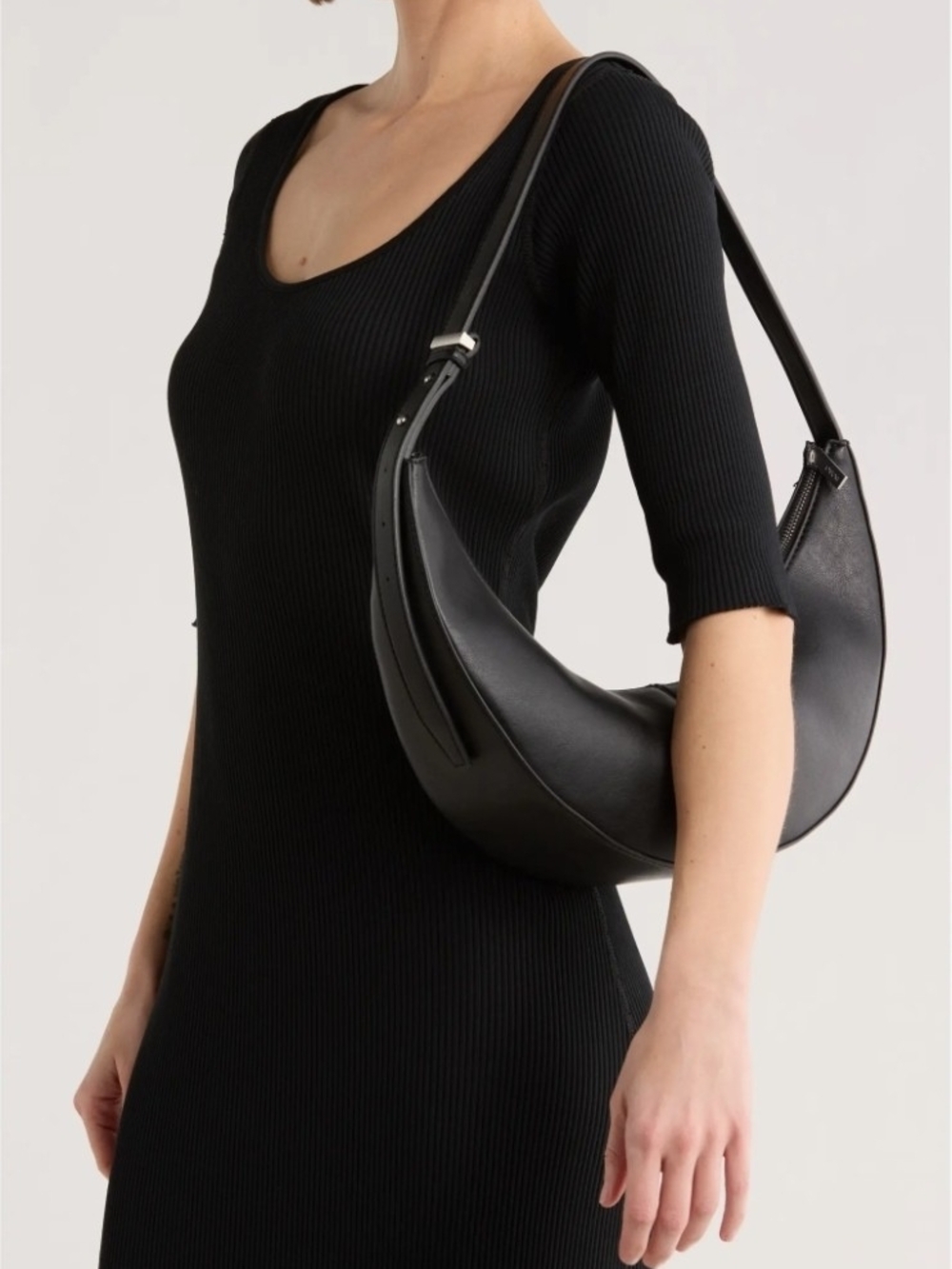 BCBG Skinny Cresent Sling Bag, Brand New with Tags!
